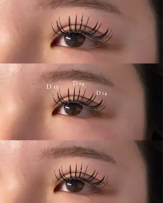 マツエク・マツパ princess 森 碧海のマツエク・マツパデザイン