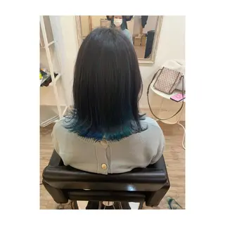 ミディアム 谷川 裕徳のヘアスタイル