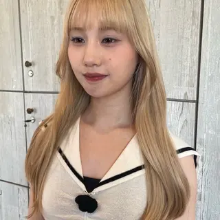 ロング カラー カラー/韓国レイヤー /ブリーチ/hinaのヘアスタイル