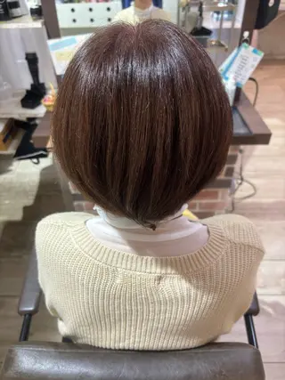 ショート カラー もり はなののヘアスタイル