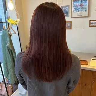 セミロング カラー TREASTAR所属・松永 真弥のヘアスタイル