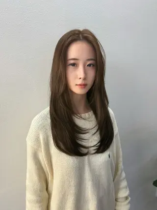 ロング RIENS♡xrea 山本優舞のヘアスタイル