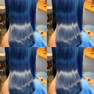 セミロング カラー ヘアアレンジ 💎韓国レイヤー ×エクステゆうま💎のヘアスタイル