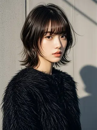 ショート ウルフカット 811 大阪梅田 ウルフのヘアスタイル