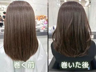 セミロング カラー ヘアアレンジ Endearing所属・❇️安達 優心❇️ 髪質改善/艶髪特化のヘアスタイル