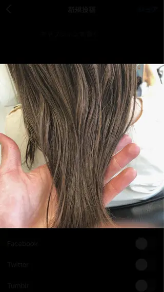 セミロング 天衣無縫所属・矢口 嵩人のヘアスタイル