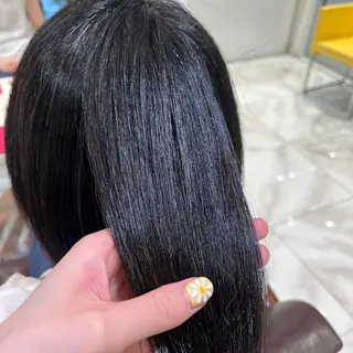 ミディアム 白髪染め /増田桃子のヘアスタイル