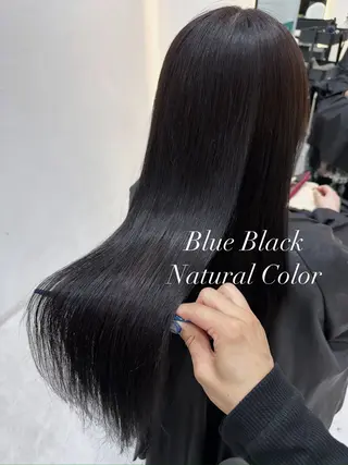 ロング カラー 赤み消し/オリーブ カーキ/福田れんのヘアスタイル