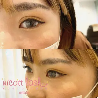 マツエク・マツパ sarah 反葉のマツエク・マツパデザイン