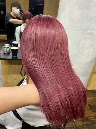 セミロング カラー 髪質改善/レイヤー カット手塚奨のヘアスタイル