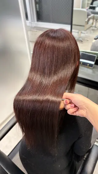 ロング カラー youres hair 髪質改善トリートメント&ヘッドスパ 新宿三丁目店所属・小林春月 /新宿美容師のヘアスタイル