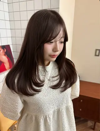 セミロング Hazuki/ 韓国ヘア🇰🇷のヘアスタイル