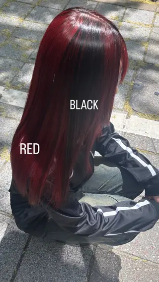 ロング カラー 🍓ハイトーンカラー 🎀nene🍓のヘアスタイル