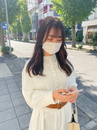 ロング COMILE 🌼 SUZUKAのヘアスタイル
