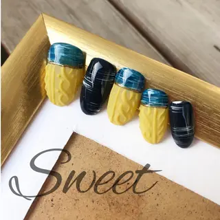 ネイル sweet 仲野陽子のネイルデザイン