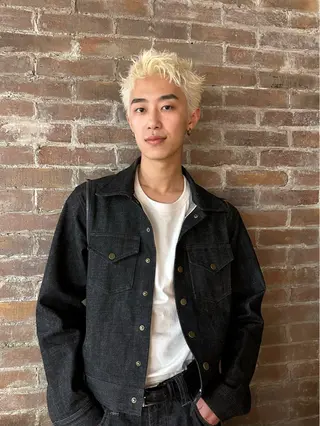 ショート メンズ メンズカット/パーマ /ユアサシュンスケのヘアスタイル