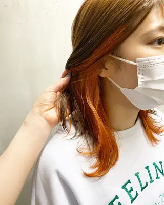 ミディアム カラー お任せヘア☘️☘️ 及川渚のヘアスタイル