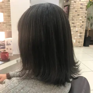 ミディアム カラー 馴染ませNo.1🧃 エクステ・アレンジのヘアスタイル