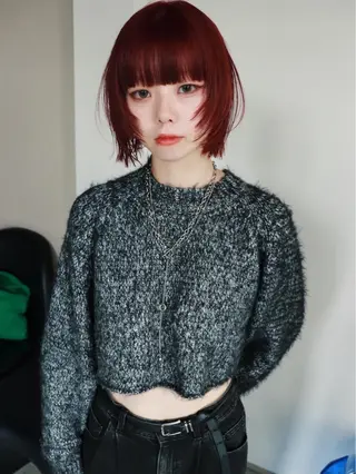 ショート カラー 🧡色落ちまで2度綺 麗なカラー🧡ヨシキのヘアスタイル