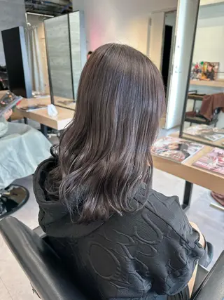 セミロング カラー 🪞個室サロン/韓国 艶髪/keito🪞のヘアスタイル