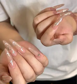 ネイル 長さだし/持込/ ins風ネイル/Umのネイルデザイン