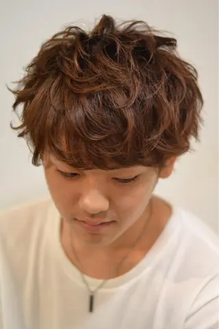 ショート カラー メンズ 大木 拓瑞のヘアスタイル