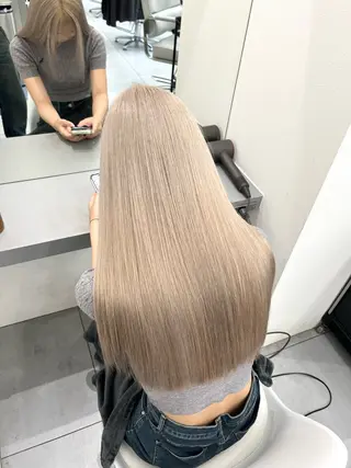 ロング カラー ヘアアレンジ ハイトーン/透明感/ レイヤー/かずや🦁のヘアスタイル