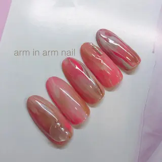 ネイル arm in arm ︎✿Yamamotoのマツエク・マツパデザイン