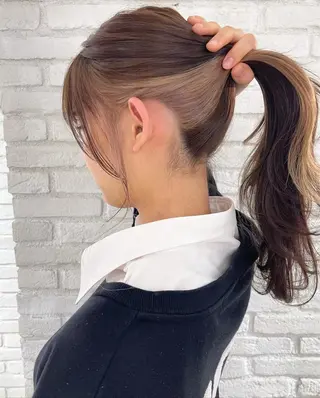 ロング ダブルカラー /垣尾颯大のヘアスタイル