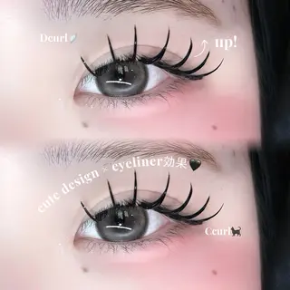 マツエク・マツパ FaB 千葉店所属・🩶LEDエクステ& 上下パーマRAN🪽のマツエク・マツパデザイン