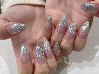 セミロング Nail  R💫 naoのネイルデザイン
