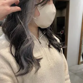 ロング カラー benji所属・Hamatsu Misakiのヘアスタイル