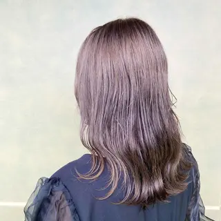 ミディアム カラー PULSE yokohama所属・横浜駅/韓国レイヤー カット/髪質改善のヘアスタイル