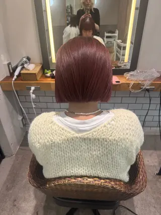 ショート カラー 暖色カラー🤎Red Neo　meiのヘアスタイル