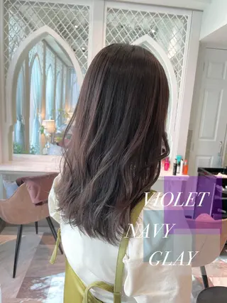 セミロング カラー 美髪/カラー 美容院🌈渡辺隼也のヘアスタイル