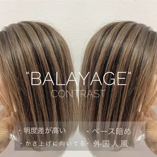 ミディアム カラー ヘアアレンジ Zina渋谷エリア マネージャShionのヘアスタイル