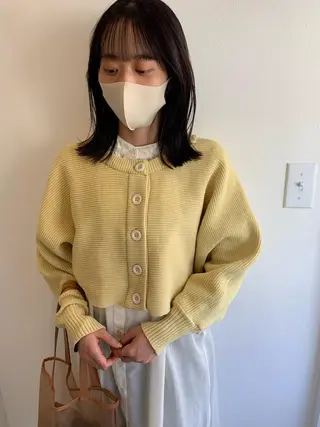 ミディアム カラー MARU レイヤー/パーマのヘアスタイル