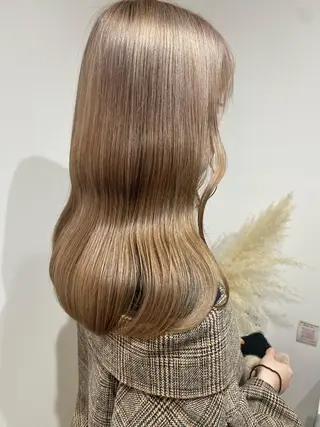 ロング カラー 韓国×髪質改善カラー 💎hinaのヘアスタイル