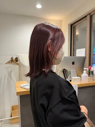 ミディアム カラー 🐕‍🦺似合わせ 🐕‍🦺akariのヘアスタイル