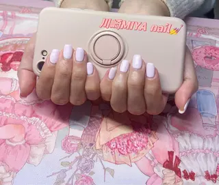 ミディアム 💜MIYA nail川崎店のネイルデザイン