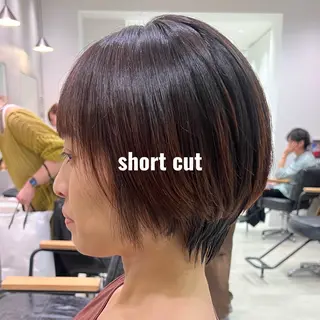 ショート 🫧三浦 未流/ ボブ/イヤリングのヘアスタイル