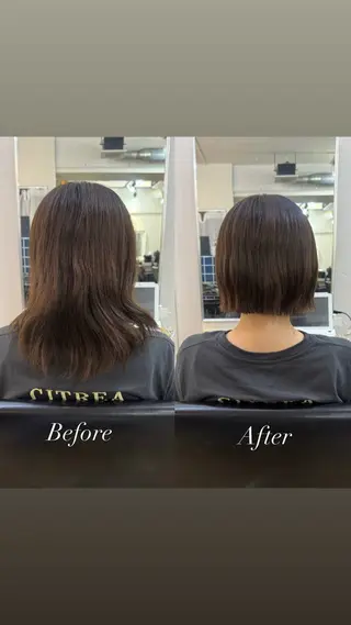 ミディアム 髪質改善特化／透明感 カラー／ＡＫＡＮＥ♡のヘアスタイル