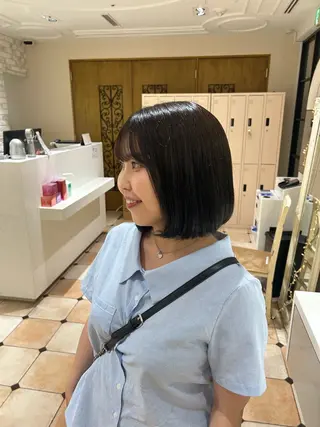 カラー 縮毛矯正モデル様 募集中🫧祝迫愛艶のヘアスタイル