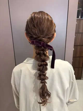 ヘアアレンジ Iris by artina 武蔵小杉店【イリス バイ アルティナ】所属・🎼レイヤー/顔周り カット/nene♬のヘアスタイル