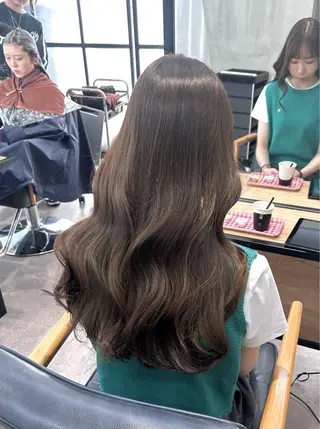 ロング カラー 韓国×髪質改善カラー 💎hinaのヘアスタイル