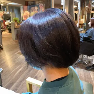 ショート カラー Hair design D.(ヘアデザインディードット)所属・河村 健太のヘアスタイル