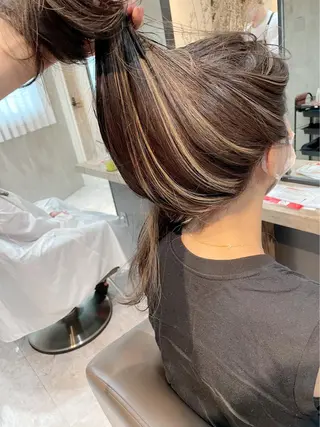 ミディアム 🌹ハッシュカット、 レイヤー韓国ヘア🌹のヘアスタイル