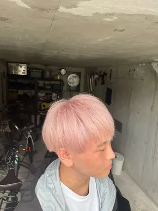 カラー メンズ Koya ショート/ボブのヘアスタイル