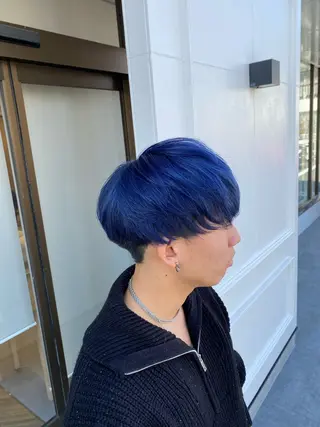 カラー メンズ yate'/ Wカラー/小出捷也のヘアスタイル