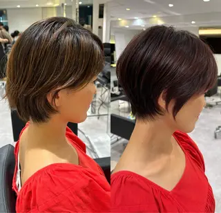 ショート ショートボブ/ 無料カット/荒砂のヘアスタイル